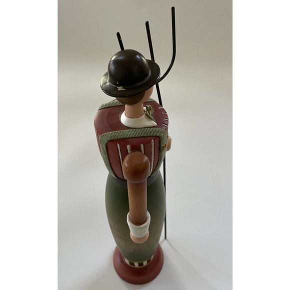 Department 56 Thanksgiving Pilgrim Figurine w/Pitchfork Folk Art Farmhouse Decor - Picture 4 of 14